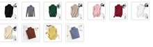Load image into Gallery viewer, Knitted Turtleneck Sweater